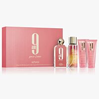 Afnan 9AM Pour Femme 4 Piece Perfume Gift Set For Women
